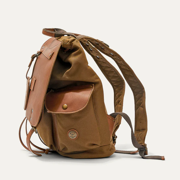 Lennon Canvas & Leather Backpack - Image 2