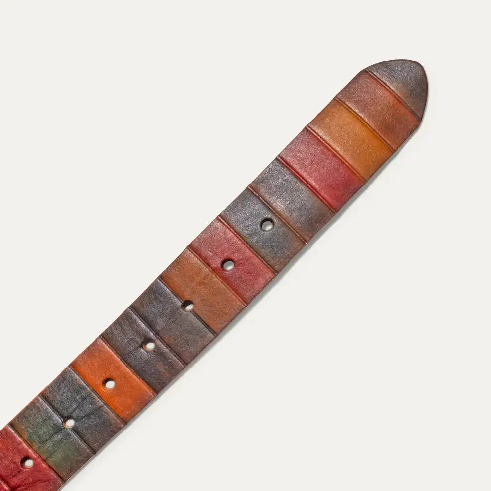 Hand Painted Color Block Belt (2)