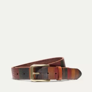 Hand Painted Color Block Belt